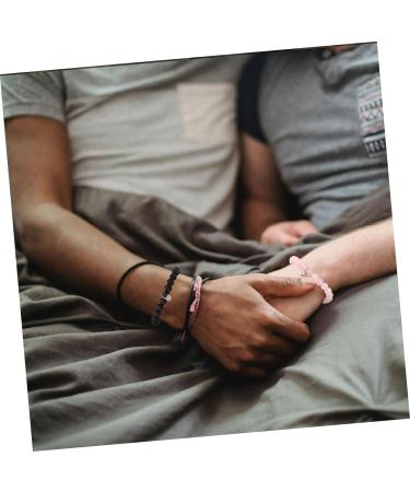 TENDYCOCO 2 Pairs Glass Miss Wrist Chain Letter 7.5x6cmx2pcs Assorted Colorx2pcs - Buy Online on GoSupps.com