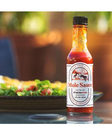 Mule Sauce - Spicy Hot Sauce with Habanero, Yellow Scotch Bonnet, and Bhut Jolokia (5 oz) - Buy Online on GoSupps.com