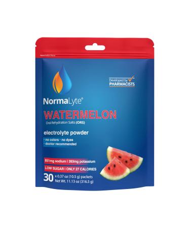 NormaLyte Watermelon - Eligible Electrolyte Powder Packets | Clinically Studied Electrolyte Drink Mix | 30 Count Effective Hydration Sticks
