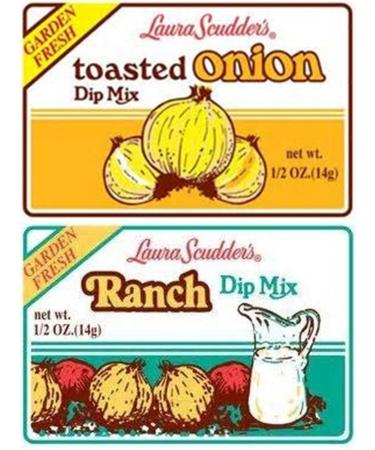 Laura Scudder's Toasted Onion and Ranch Dip Mix (Pack of 6)
