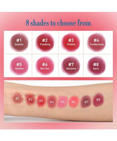 Lip & Cheek Blurry Pudding Pot Makeup Blush Buildable Lightweight Multi-Use Soft Matte Finish Lip Clay For Lipstick And Even Blurring Pot 6.5g (#4 0.23 Oz) 6.5 g (Pack of 1) #4 - Buy Online on GoSupps.com