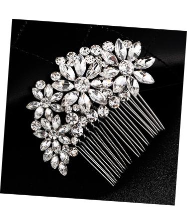 Ipetboom Pearl Wedding Veils Crystal Headpiece Bridal Headpiece Bridal Veil Wedding Hair Clip Rhinestone Hair Clip Bridal Hair Clip Rhinestone Headpiece Tiara Alloy Comb Bride - Buy Online on GoSupps.com