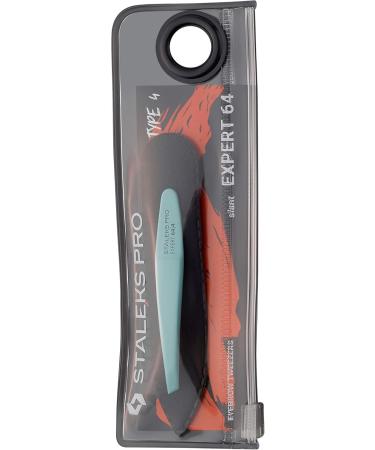 STALEKS Pro Expert 64 Type 4 Professional Eyebrow Tweezers - Precision Stainless Steel for Flawless Brows | International Shipping Available - Buy Online on GoSupps.com