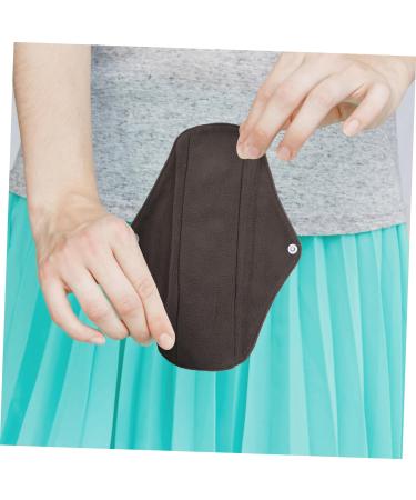 Hemoton 4pcs Washable Bamboo Nursing Pads - Menstrual & Incontinence Pads with Bamboo Charcoal for Organic Panty Liner - Buy Online on GoSupps.com