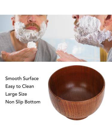 Sonew Wooden Razor Shell & Wide Shaving Bowl - Premium Beard Foam Cream Bowl for Men's Grooming & Facial Care - Buy Online on GoSupps.com