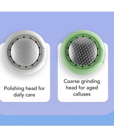 Rechargeable Portable Electronic Foot File Pedicure Kits Electric Foot Callus Remover with Grinding Head Professional Pedicure Tools Foot Scrubber File Pedicure Tool for Men Women Hard Dry Skin - Buy Online on GoSupps.com