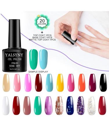 YALSYNY Nail Polish Kit with 180W UV LED Nail Dryer and Electric Nail Drill - Manicure Tools - Buy Online on GoSupps.com