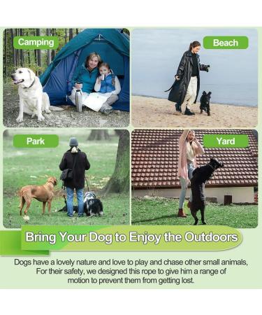 Buy Durable 20ft Dog Cable - Outdoor Use Yard & Camping | 6.1m 15.7m 9.2m 30.2m Options Available - Buy Online on GoSupps.com