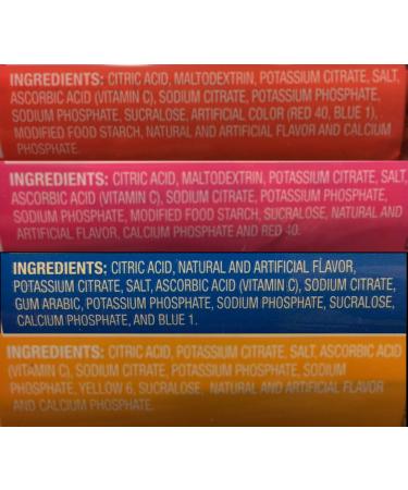 Sqwincher Qwik Stik 10 Count Tubes Variety Bundle -1 Tube Each 0.11 Ounce (Pack of 40) - Buy Online on GoSupps.com