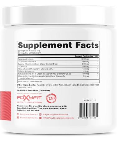 Energy for Her by Foxy Fit - Strawberry Lemonade Energy & Recovery Supplement for Women | 30 Servings - Boost Your Vitality - Buy Online on GoSupps.com