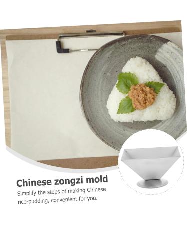 OUNONA 3 Pcs Rice Ball Shaping Kitchen Utensils Dessert Molds Kimbab Onigiri Mold Bento Making Supplies Dough Mold Japanese Onigiri Mold Rice Japanese China Stainless Steel Material Cake 10X8X6.5CMx3pcs Silverx3pcs - Buy Online on GoSupps.com
