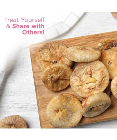 Organic Turkish Figs - 1 lb Box | No Sugar Added Healthy Snack To Go | Fresh Taste Fig | Bulk Pack of 1 - Buy Online on GoSupps.com