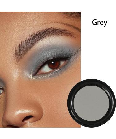 Single Matte Eyeshadow Pressed Fine Powder Eyeshadow High Pigment Longwear Single Black Eye Make up for Day&Night Use Wet & Dry All Skin Tone Mineral Oil Free Vegan & Cruelty Free (Matte Grey) - Buy Online on GoSupps.com