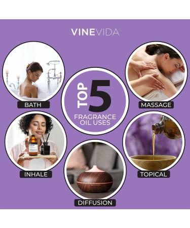 VINEVIDA Black Ice Fragrance Oil 4oz - Candle, Soap, Perfume, Soy Candles, Linen Spray, Freshies, Diffuser, Massage Oils - Buy Online on GoSupps.com