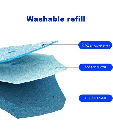 Dewedrt Disposable Toilet Cleaning System Disposable Toilet Flushable Refill Brush Flushable Refills - 48 Refills - Buy Online on GoSupps.com