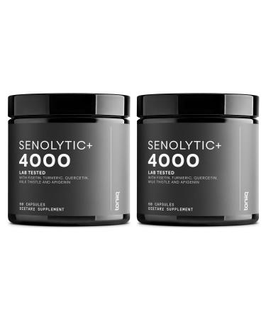 Fisetin Supplement Senolytic Supplement Ultra High Potency 4,000mg with Quercetin Curcumin 97% Apigenin & Milk Thistle High Strength Blend Third-Party Lab Tested 6 Month Supply