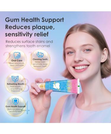 Niacinamide Whitening Toothpaste Stain Removal, Fresh Breath, Gum Support Bright White Formula with Nicotinamide 2025 Upgrade 2pcs 3.53 Ounce (Pack of 2) - Buy Online on GoSupps.com