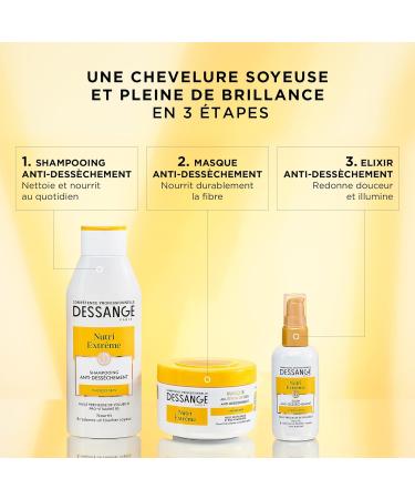  PACK OF 12 Dessange Nutri-Extr me Anti-dryness Shampoo Volubilis Oil 250ml - Buy Online on GoSupps.com