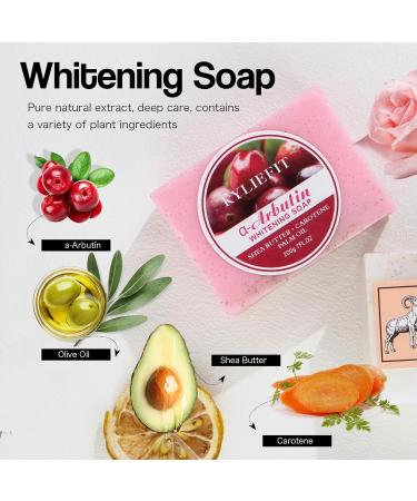 AILKE BOOST LUSTER Whitening Soap Bar Remove Dark Spots with Natural Shea Butter Carotene Palm Oil Gentle Enough for Face Body Hand Buttocks Sensitive Area Armpits 200 g Pack of 1 1 copy - Buy Online on GoSupps.com