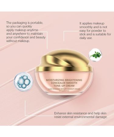 YUNFAX Moisturizing Brightening ToneUp Cream 50 g Luxe Radiance Concealer & Hydrating Foundation Full Body Use to cover blemish and uneven skin ideal for lazy makeup and all skin types Bullet 2 pieces - Buy Online on GoSupps.com