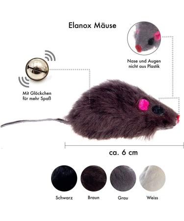 Elanox 10 Set Spielm us Cat Toys - Plastic-Free Bell Included Assorted Mix for All Cat Breeds - Buy Online on GoSupps.com