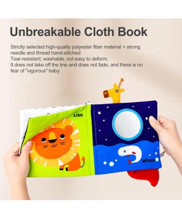 Soft Book Educational Cloth Book with Sound Touch and Feel Books Early Educational Stimulation Toys for Infants Built-in Sound Paper Fovolat Lion - Buy Online on GoSupps.com
