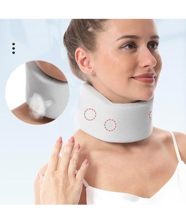 Soft Adjustable Neck Brace - Breathable Support for Spinal Pain Relief & Comfortable Sleeping - Buy Online on GoSupps.com