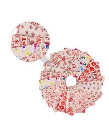 PLAFOPE Chrismas Bags 16pcs Candy Buggy Bag Candy Bags Christmas Linen Bags Christmas Bag Cute Christmas Deer