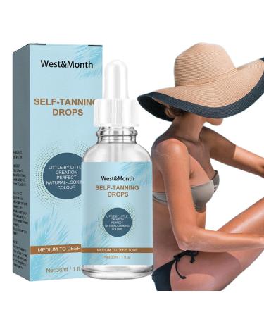 Miake Bronzing Drops Self-tanning face spray 30ml self-tanning water for year-round radiance Miake