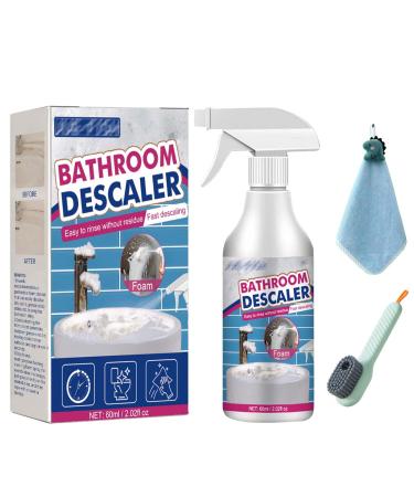 Acssart Bathroom Descaler Bathroom Descaler Stubborn Stains Cleaner Bubble Cleaner Foam Spray All Purpose Rinse Free Cleaning Spray (1PC)