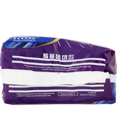 Acquista Lines Assorbenti Seta Ultra Notte con Ali - Pacco da 8 12 o 30 Pezzi | Consegna Internazionale - Buy Online on GoSupps.com