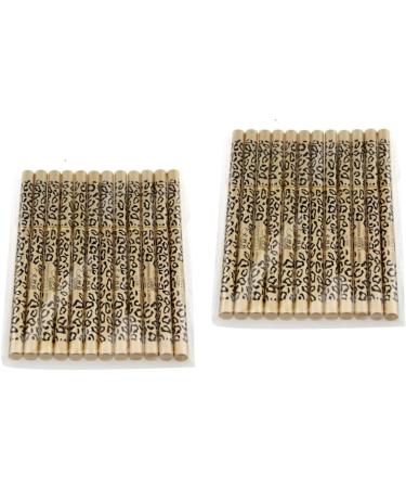 FOMIYES 2pcs Set 12pcs Black Eyebrow Pencil Eyeliner Pencil with Brush Iron Tube Eyebrow Powder Water Proof - Buy Online on GoSupps.com