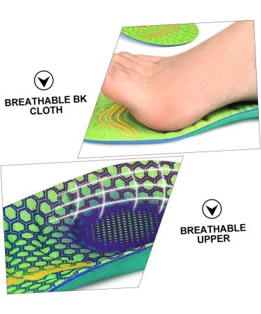 FOMIYES Sports Insoles - Breathable Shock-Absorbing Massaging Shoe Cushions for Men | Premium Elastic Comfort & Support - Buy Online on GoSupps.com