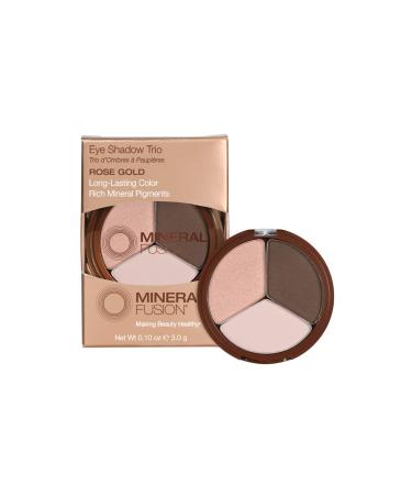 Mineral Fusion Eye Shadow Trio, Rose Gold, 0.1 Ounce