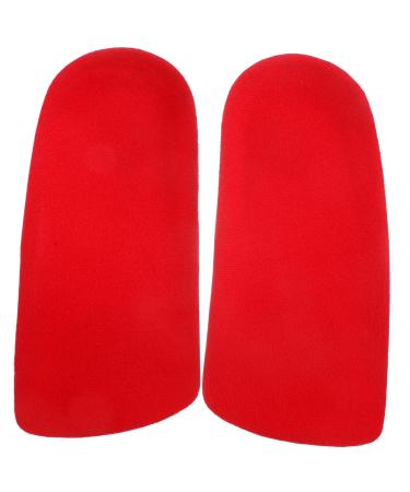 FOMIYES 3 Pairs Orthotic Insoles Heel Inserts for Women Orthotic Shoe Insoles Women Shape Leg Insoles Running Insoles Men Disposable Insole Sole of Foot Red Women's
