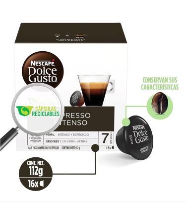  NESCAFE DOLCE GUSTO Nescaf Dolce Gusto Espresso Intenso espresso coffee Makes 48 cups (3 boxes of 16 capsules) - Buy Online on GoSupps.com