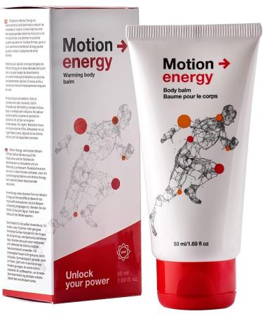 Motion Energy - Body Balm | Eucalyptus Rosemary Cinnamon Essential Oils & Ginger | 50 ml | 1 Pack
