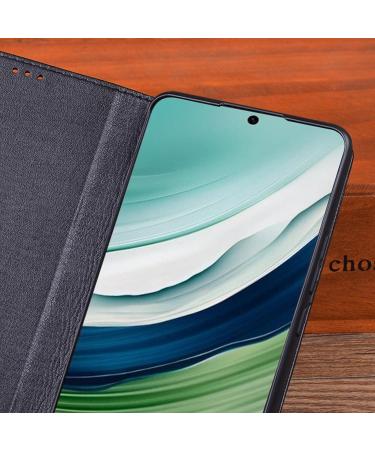 lefeda Case for Huawei Mate 60 Pro/ 60 Pebbled Genuine Leather Phone Cover for Men Women Magnetic Flip Folio Cover Full Body Protection Case Black 60 60 Black - Buy Online on GoSupps.com