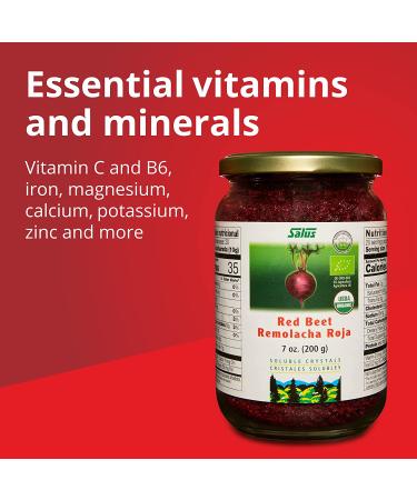 Gaia Herbs Red Beet Soluble Crystals 7 oz â€“ Boost Energy & Wellness - Buy Online on GoSupps.com