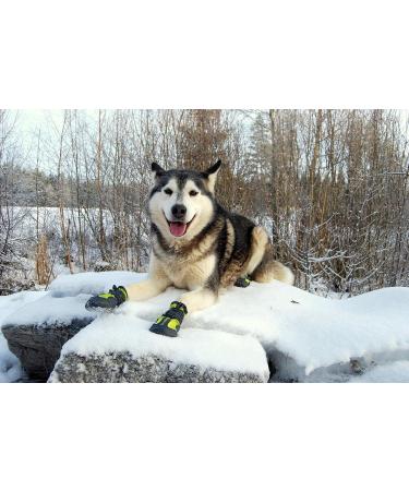 Truelove Waterproof Dog Shoes with Reflective Strips - Black Anti-slip Rain Boots for Paw Protection (TLS3961) - Buy Online on GoSupps.com