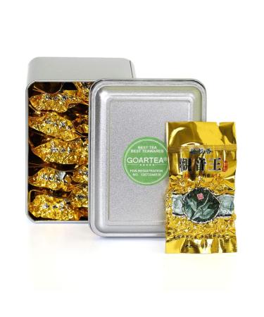 GOARTEA 10Pcs 8g Nonpareil Supreme Tieguanyin Tie Guan Yin Oolong Tea - Iron Goddess Fujian Anxi High Mountain Chinese Oolong Tea