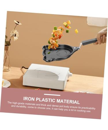 Zerodeko Bayou Classic Breakfast 4pcs Cartoon Non Stick Pan Handle Mini Pancake Camping 26X12CM Black - Buy Online on GoSupps.com