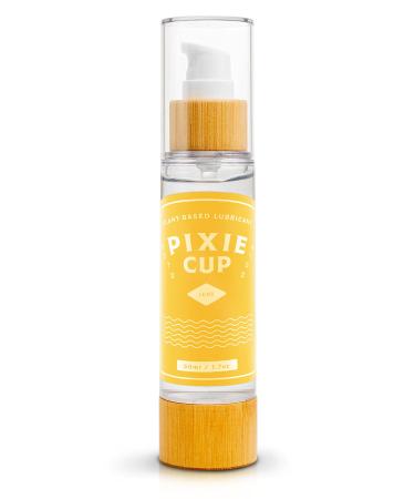 Pixie Menstrual Cup Lube - Make it Easy to Insert Your Period Cup - an All Natural Water Based Lubricant - Very Useful for Menstrual Disc Users (1.7 Ounces) Yellow