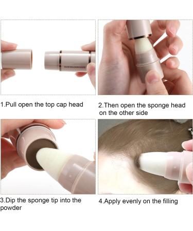 Boobeen Root Touch-Up Hairline Powder Concealer Shading Powder Stick Cover Hair Root Instantly Hair Loss Powder Spray Long-lasting Waterproof Light brown - Buy Online on GoSupps.com