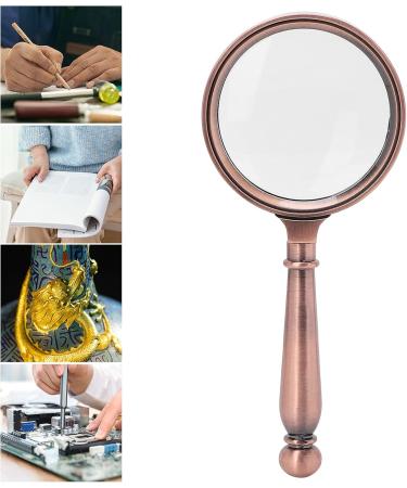Magnifying Glass Non-Slip Portable 5X HD Reading Magnifying Glass Handheld for Jewelry for Home for Inspection for Office for Exploration - Buy Online on GoSupps.com