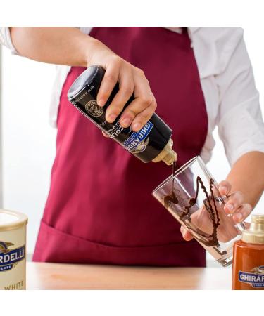 Ghirardelli Sauce Squeeze Bottles - 2 Chocolate, 1 Caramel (Pack of 3) with Barista Spoon - Buy Online on GoSupps.com