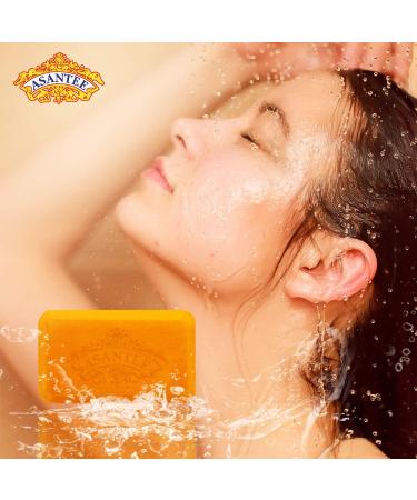 Buy Asantee Papaya & Honey Soap 125g - Pack of 3 | Exfoliating and Moisturizing Soap - Buy Online on GoSupps.com