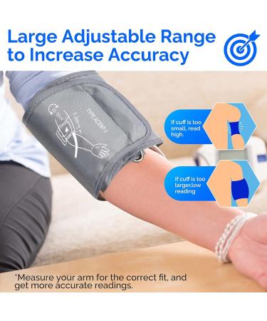 Manual Wrist Blood Pressure Cuff for Home Use | Large Upper Arm Cuff 9-13 Inches | 1pcs - Buy Online on GoSupps.com