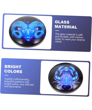 TEHAUX 200 Pcs Time Gem Patch Earrings Constellation Flatback Charms Gemstone Jewelry Patches Jewelry Making Patches Decor Gemstone Patches for Jewelry Glass 3D Manual Crafting Supplies As Shownx2pcs 1X1cmx2pcs - Buy Online on GoSupps.com