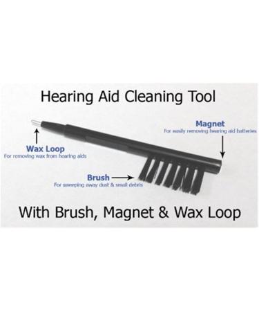 SGirl Hearing Aid Cleaning Brush with Wax Loop & Magnet (1pc) - Buy Online on GoSupps.com